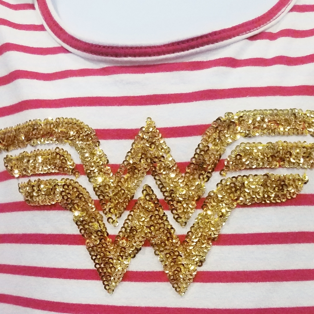 Gap Kids WB WonderWoman Cotton Sequin Tulle Dress - Picture 2 of 8